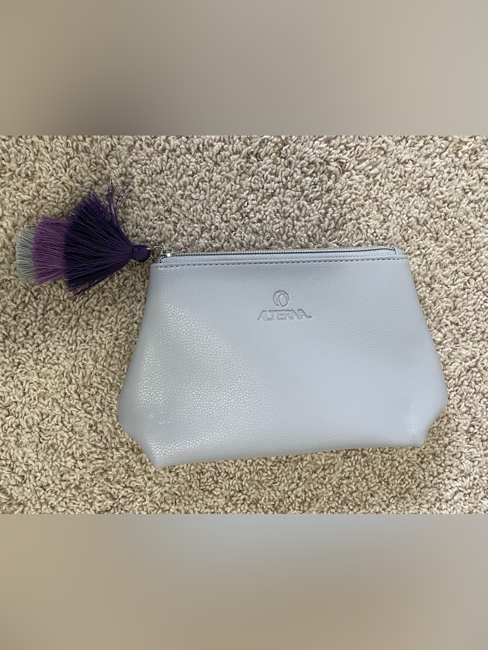 Alterna Purple Small Toiletry / Makeup Bag